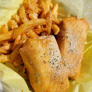 Oxtail tace rolls &amp; fries