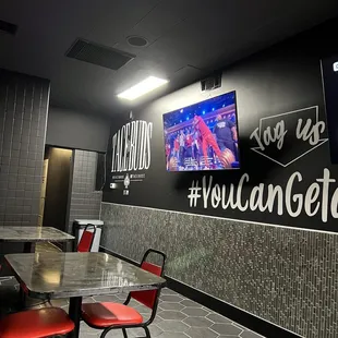 the interior of a restaurant