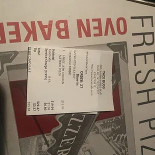 Service charge under 4%  prices Jan 24