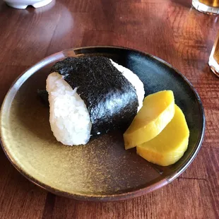 ordered a salmon onigiri