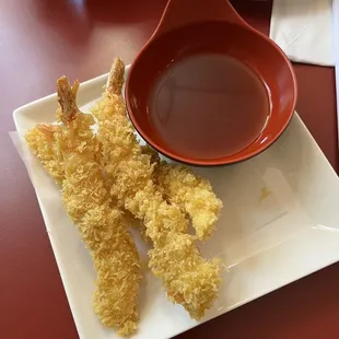 Shrimp tempura appetizer