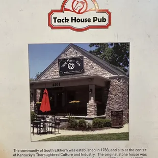 the front of the building