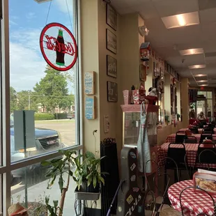 looking out the window at Tacker&apos;s
