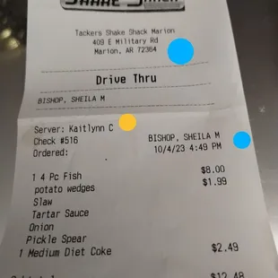 My paid receipt...I was there!