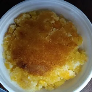 Corn bread baked