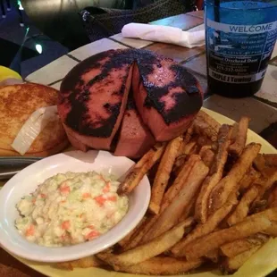 Fried Bologna Sandwich