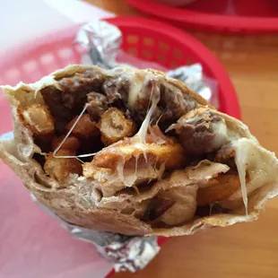 California Carne Asada burrito. This is seriously the best