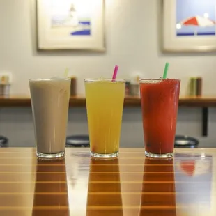 drink, sushi and sashimi