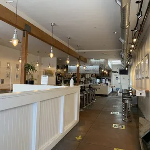 When you first walk in