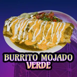 burrito molado verde