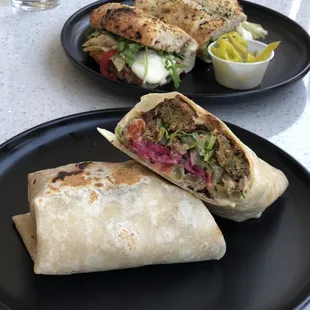 New Jimmy's Falafel burrito try out this twisty yet tasty meal for all the vegetarians out there.