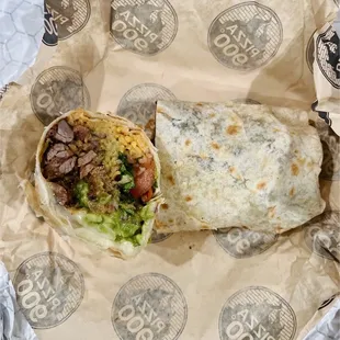Steak burrito! Off the chain!