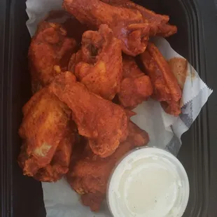 Hot Wings - Mexican Chile ones. Best Wings anywhere.
