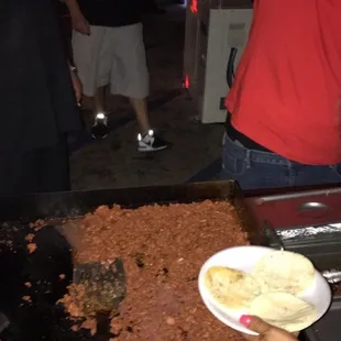 Our own marinade for the tasty carne asada