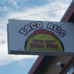 Updated sign to reflect the name change.