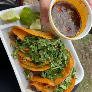 Birria tacos :D amazing.