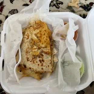 chicken quesadilla