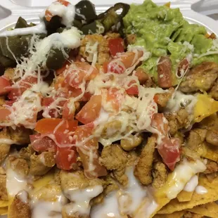 Nachos Supreme with Chicken