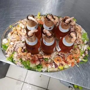 food, oysters and mussels