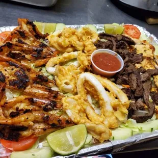 fish, grilled seafood, seafood, food, grilled fish