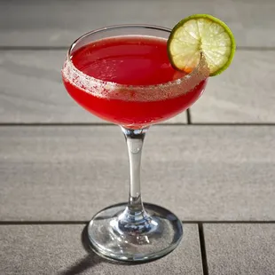 A specialty cocktail