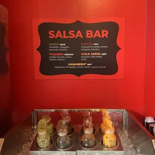 Salsa bar