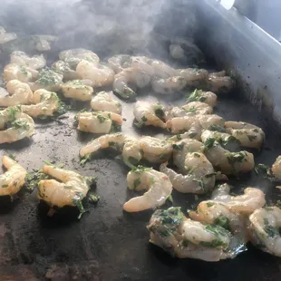 Grilled Shrimp for those Bandit Style Tacos.