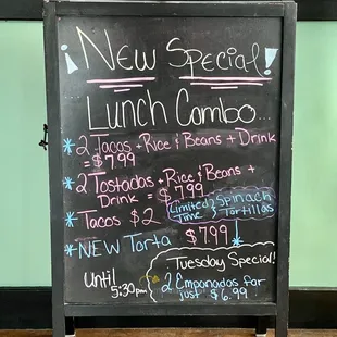 Specials as of March 16, 2021.