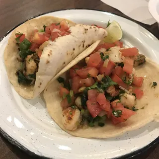 Garlic Mojo Shrimp Taco