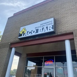 Front of restaurant