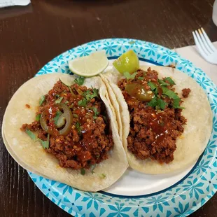 Chorizo Tacos