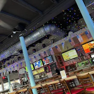 interior, sushi and sashimi