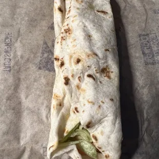 Chicken soft taco