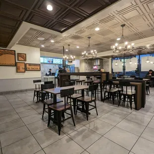 Dining room was clean and looks recently remodeled
