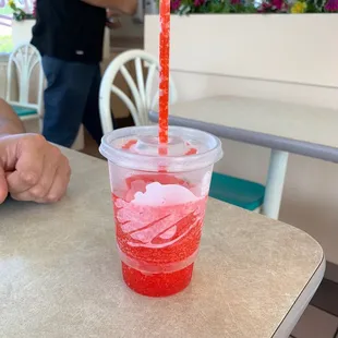 Strawberry Skittles Freeze