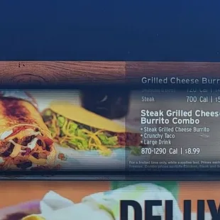 Drive thru menu of item they say they don&apos;t have on their computer