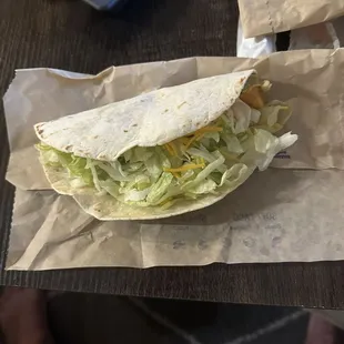 Spicy Potato Soft Taco