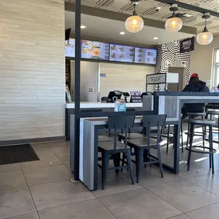 the interior of a restaurant