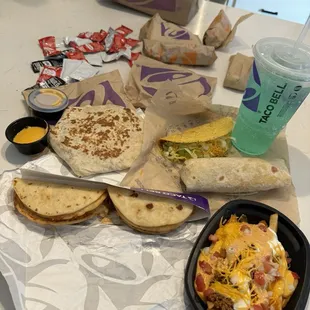 Jalapeo Ranch Nacho Fries MTN DEW Baja Blast Crunchwrap Supreme Combo Steak Cheesy Street Chalupas