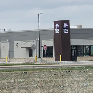 Walking to taco bell,