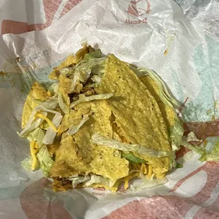 "Crunchy Taco". 5 star presentation
