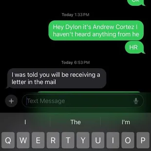 General manager and my conversation