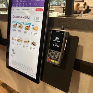 Self ordering machines.