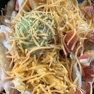 7 Layer Nacho Fries without black beans