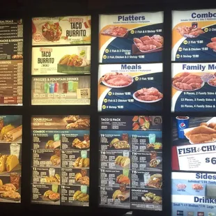 Drive Thru Menu. Taco Bell &amp; Long John Silvers