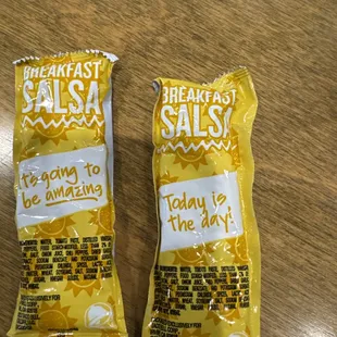 They have breakfast salsa!!
