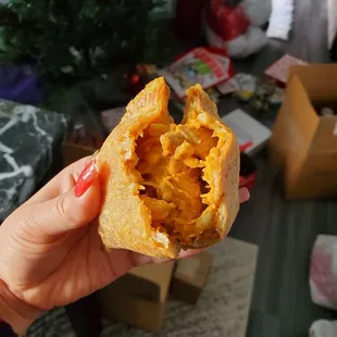 Inside of the Chicken Empanada