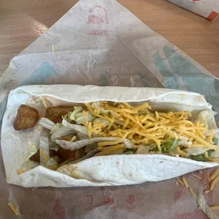 Spicy Potato Soft Taco