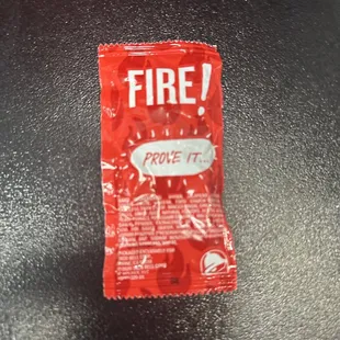 Fire Sauce Packet