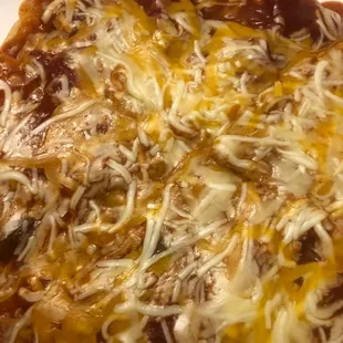 Mexican pizza no beans or tomatoes